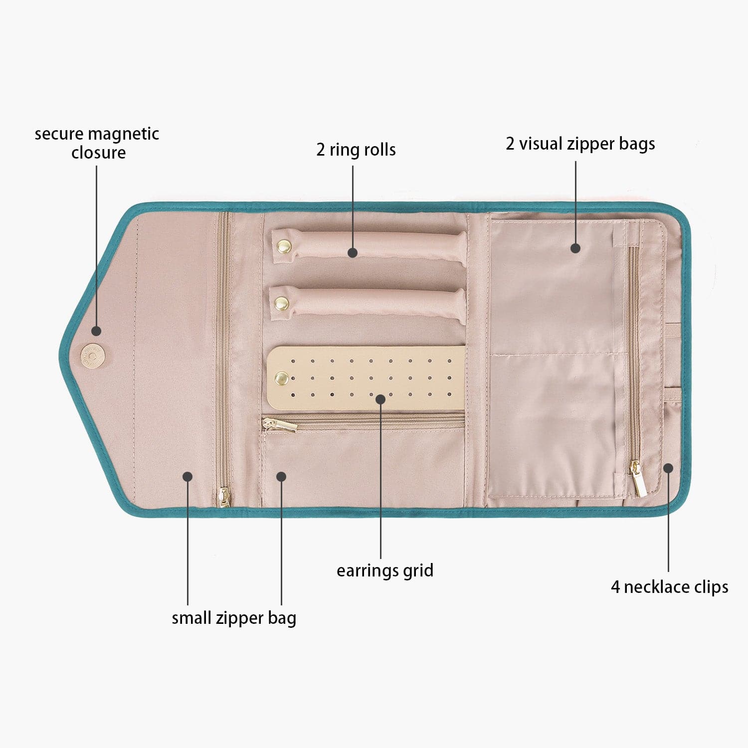 Peri Folding Jewelry Organizer - Image 3