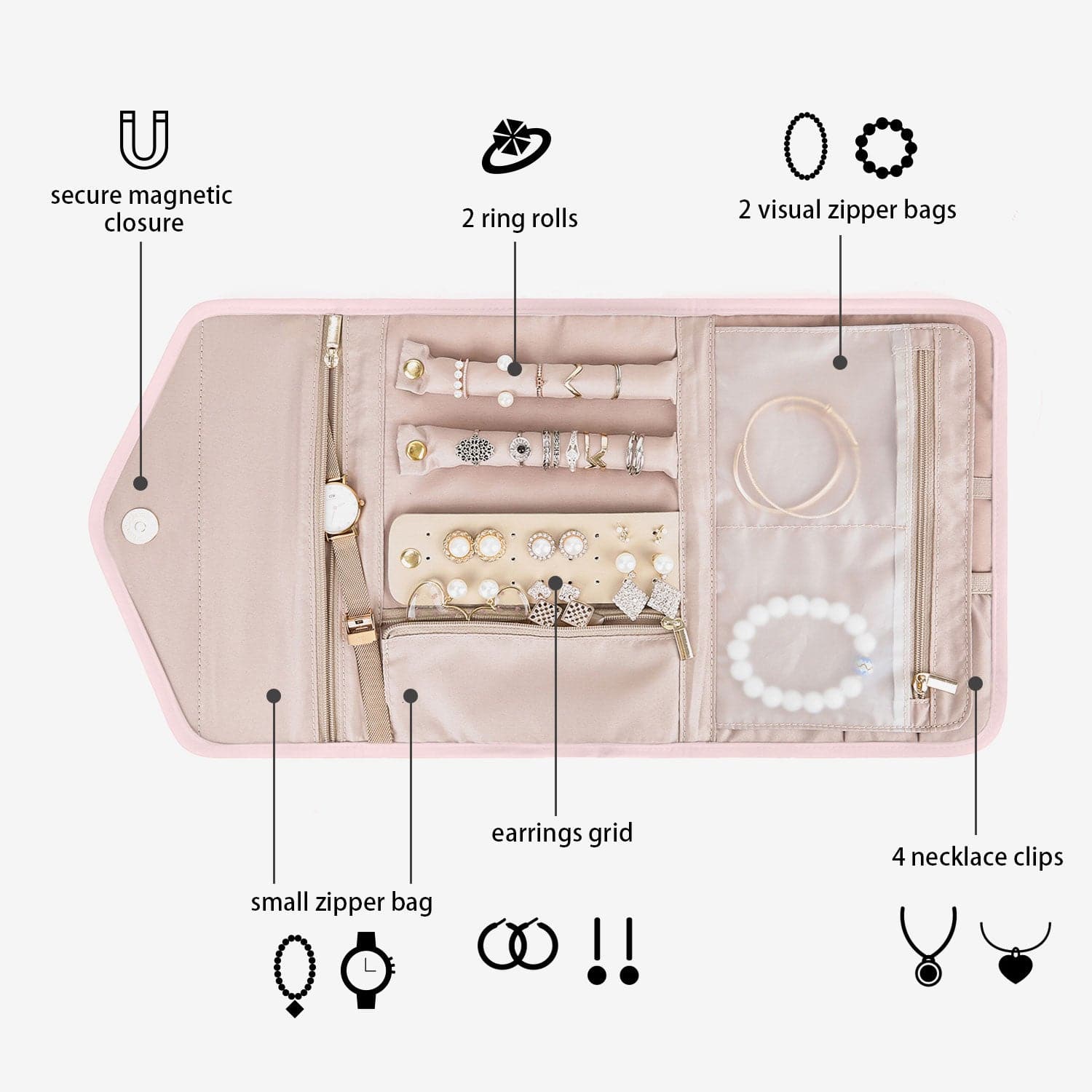 Peri Folding Jewelry Organizer - Image 38
