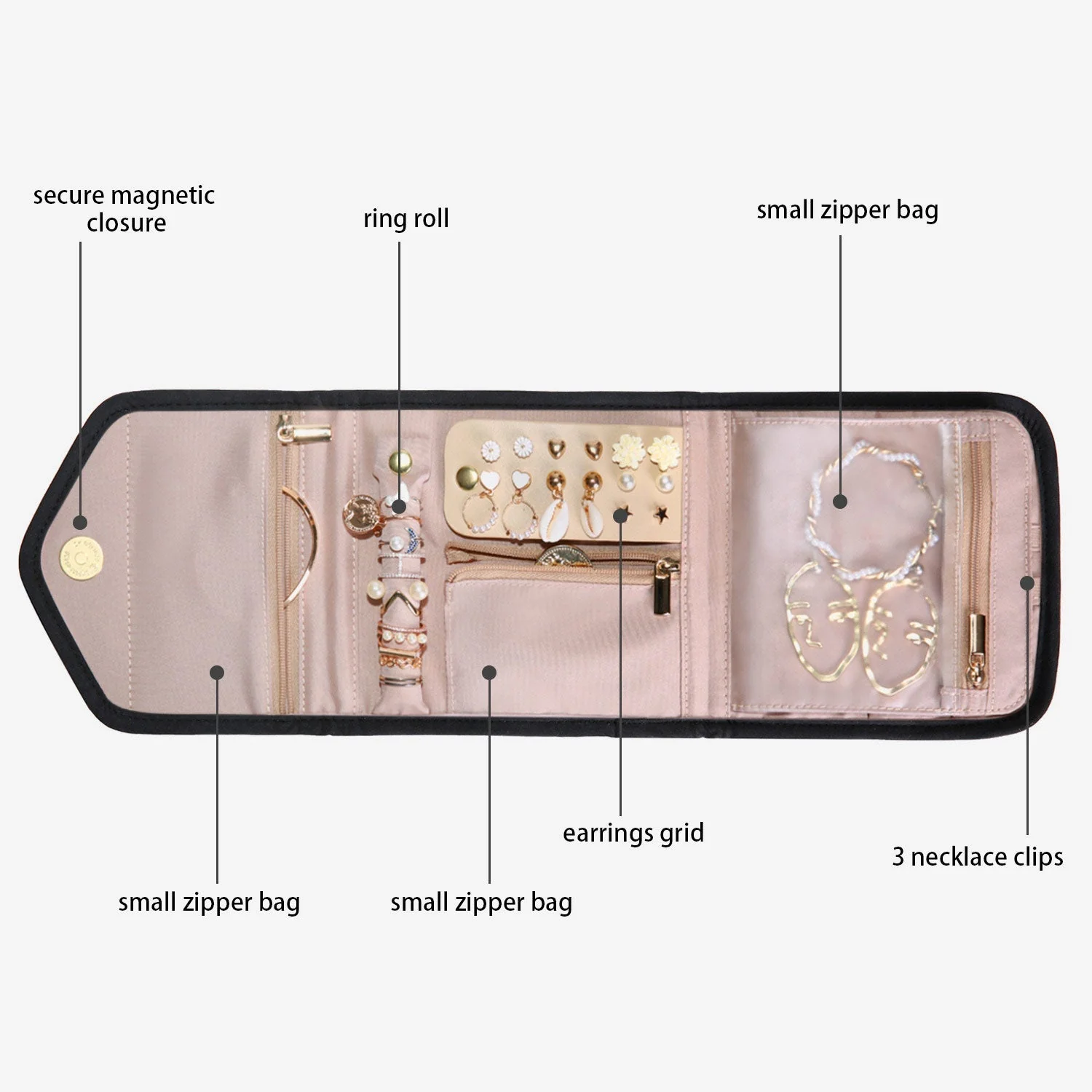 Peri Folding Jewelry Organizer - Image 56