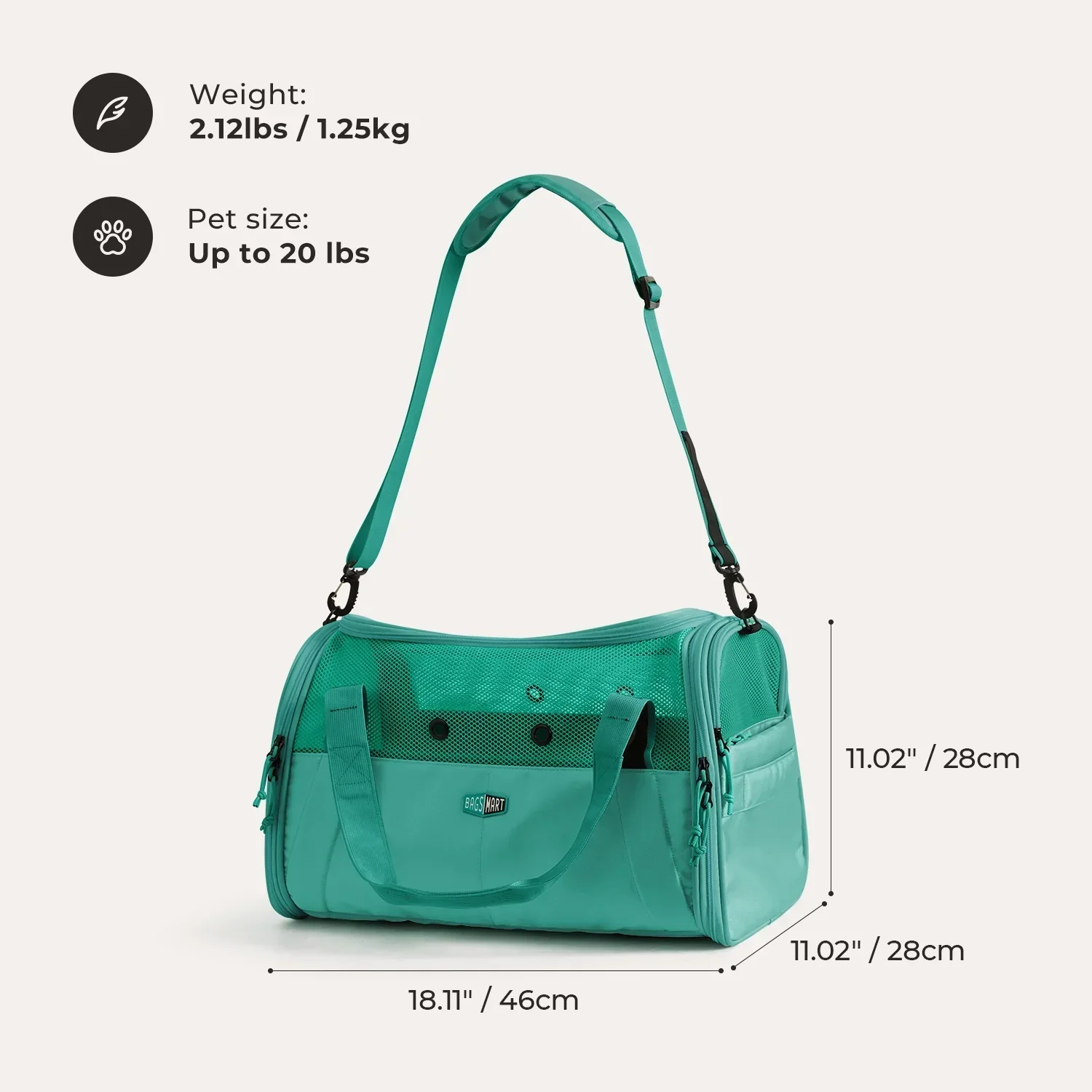 Rollover Pet Travel Carrier - Image 29