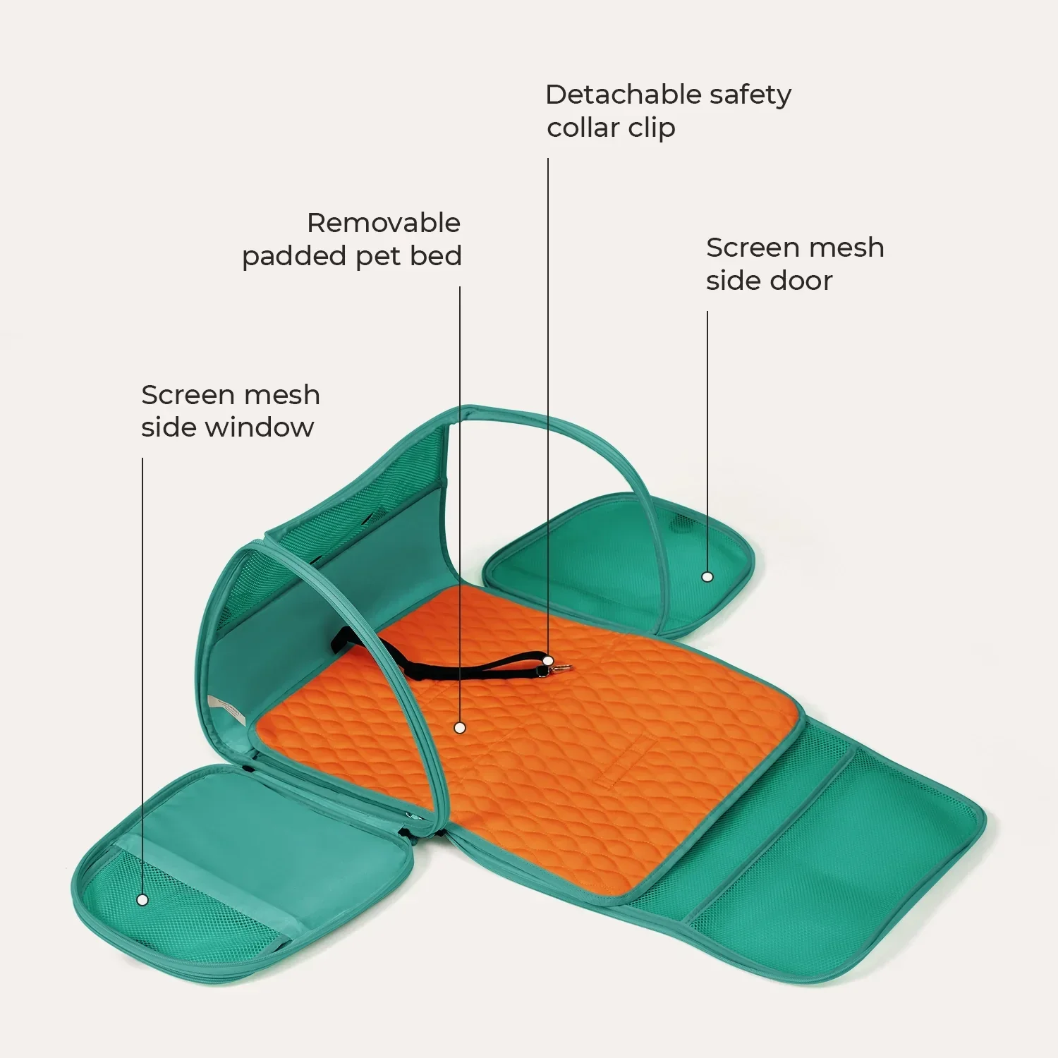 Rollover Pet Travel Carrier - Image 32