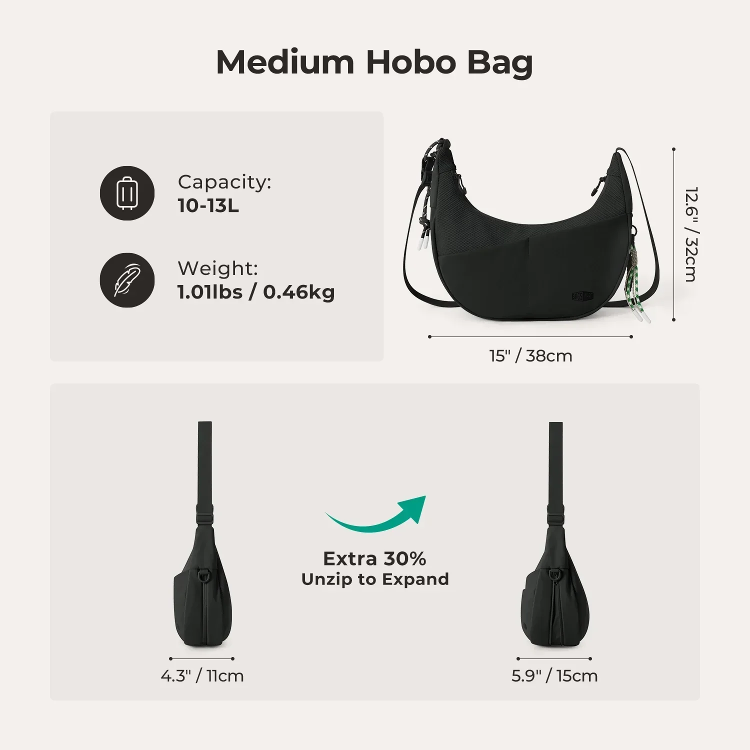 REIKI Hobo Schultertasche - Image 41