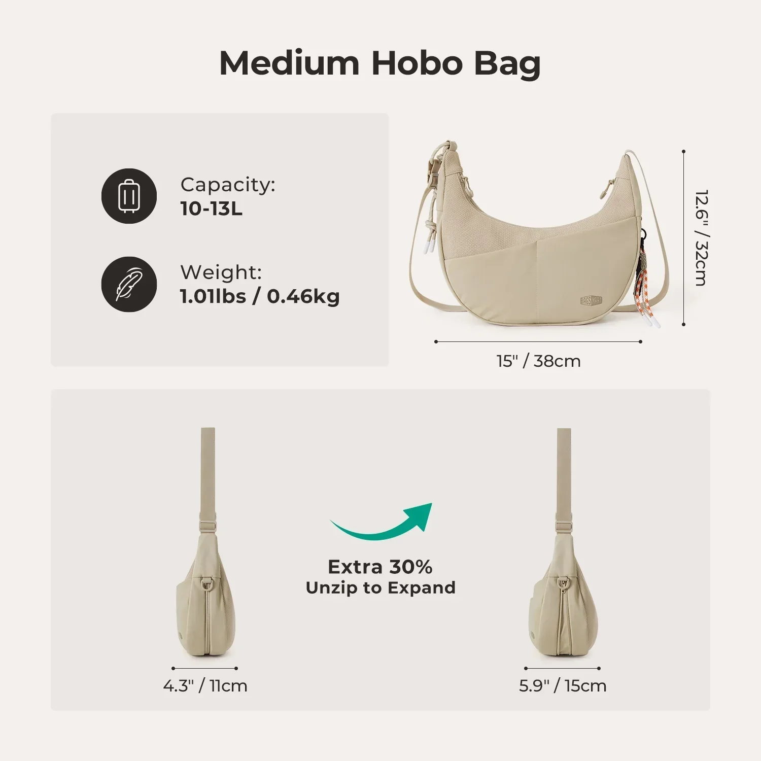 REIKI Hobo Schultertasche - Image 5