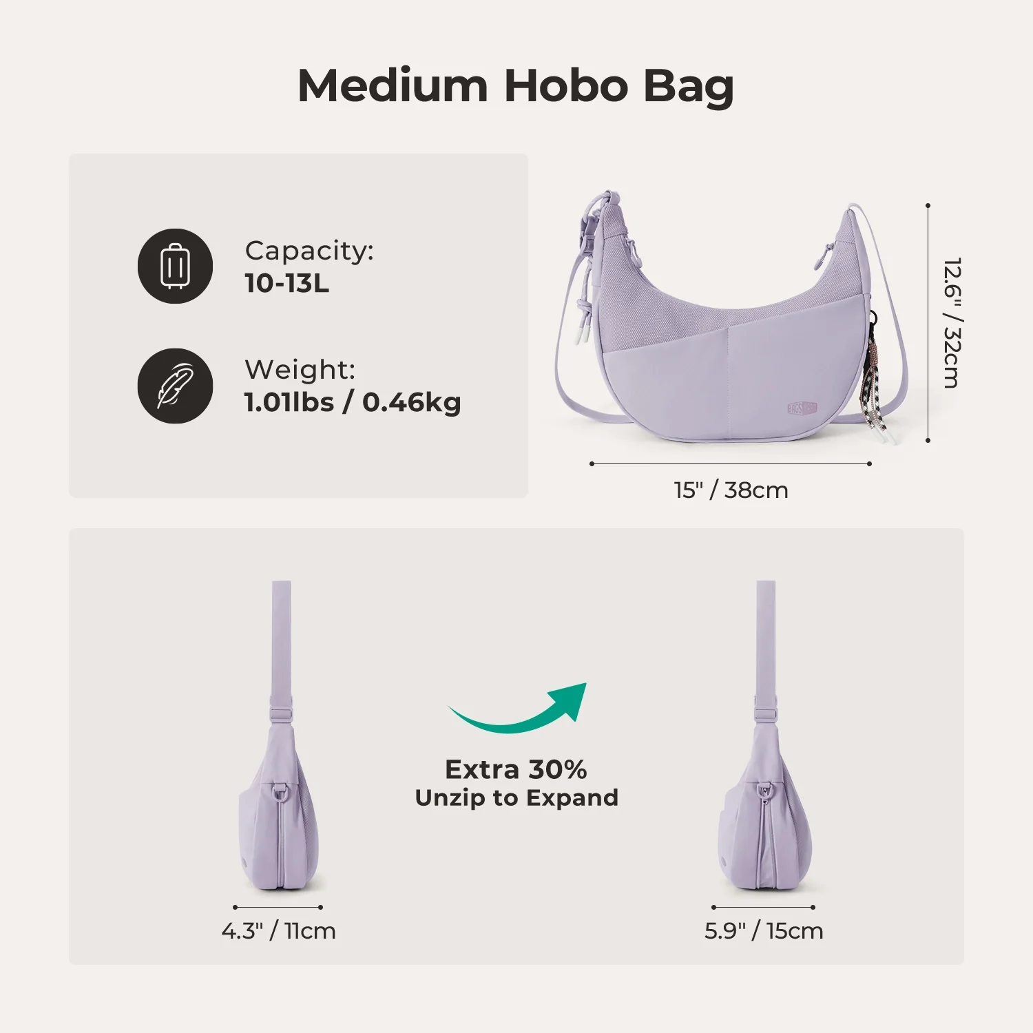 REIKI Hobo Schultertasche - Image 87