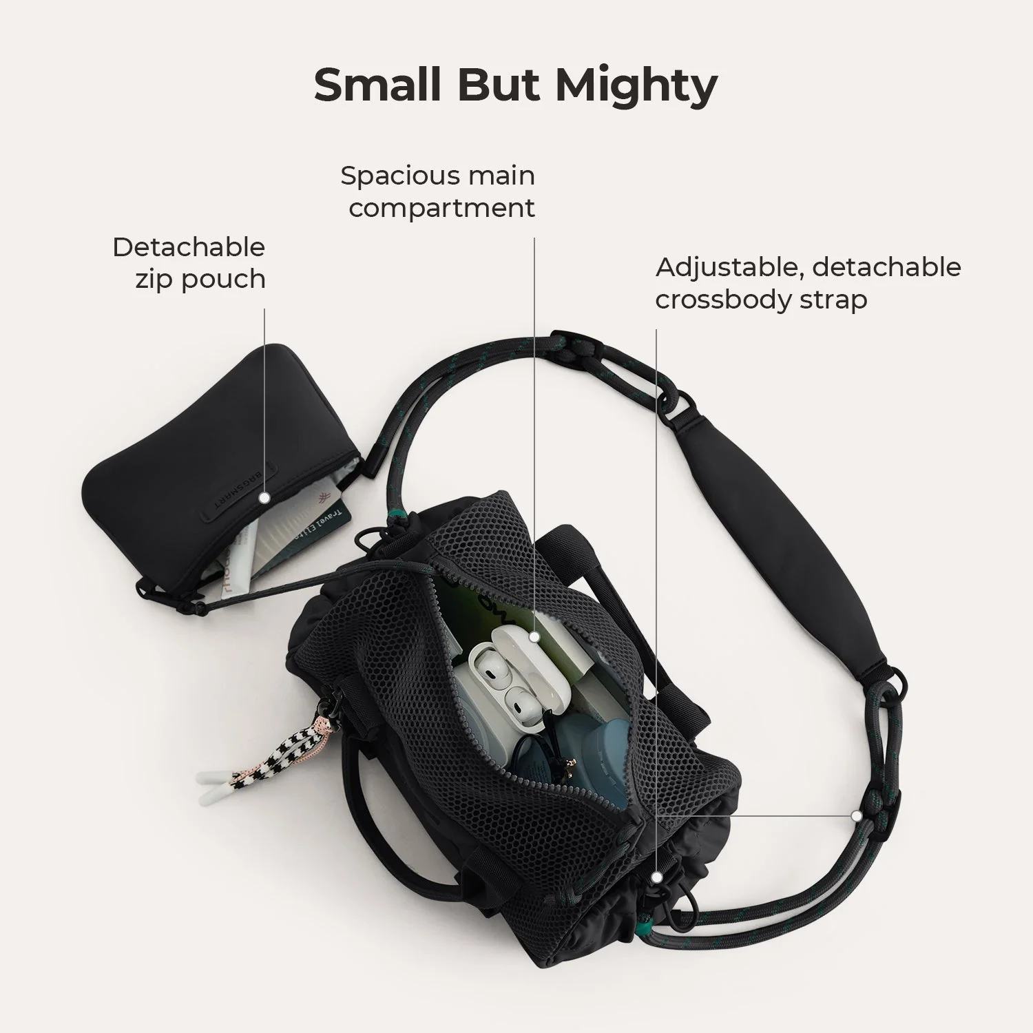 REIKI 5.5L Mesh Mini Duffle - Image 17
