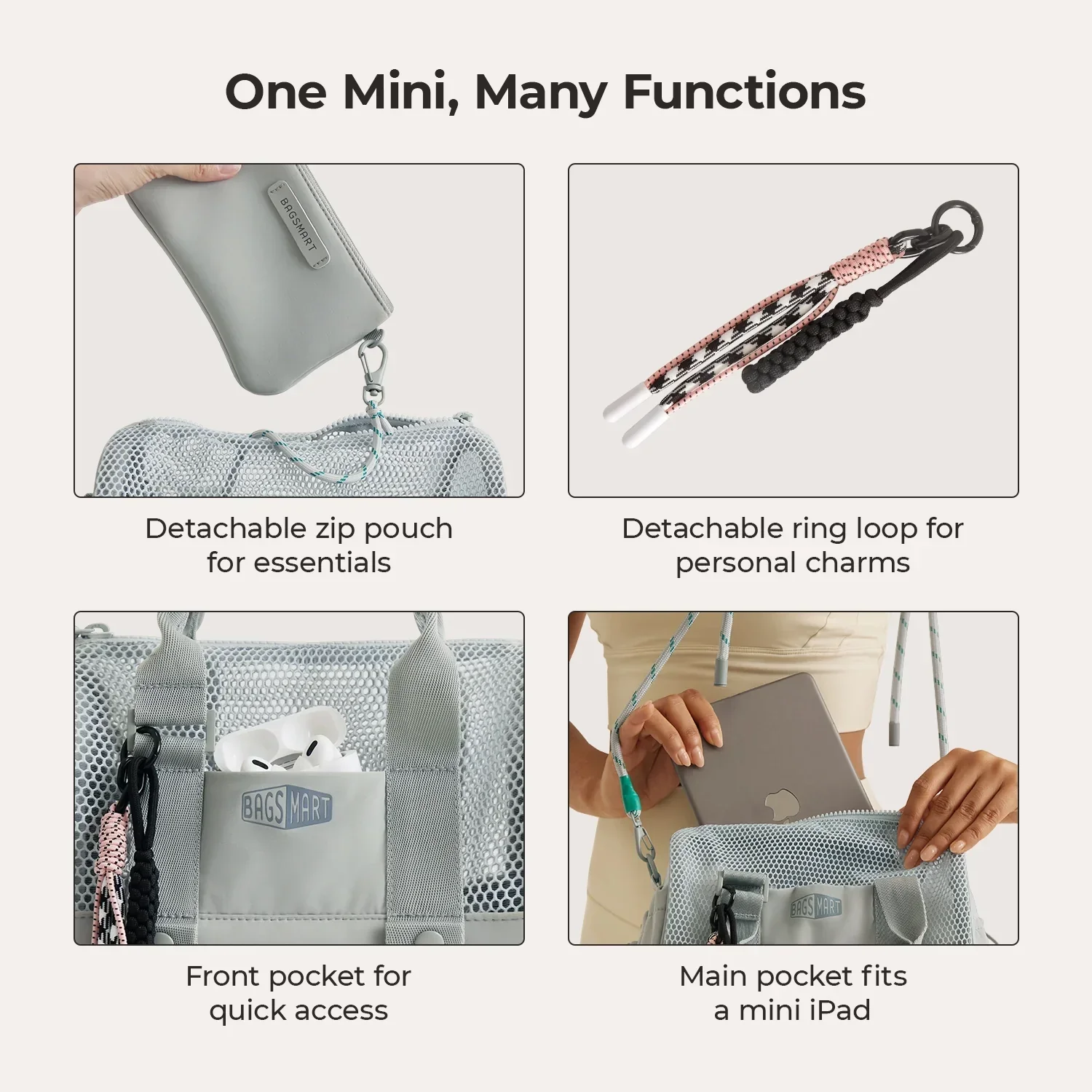 REIKI 5.5L Mesh Mini Duffle - Image 8