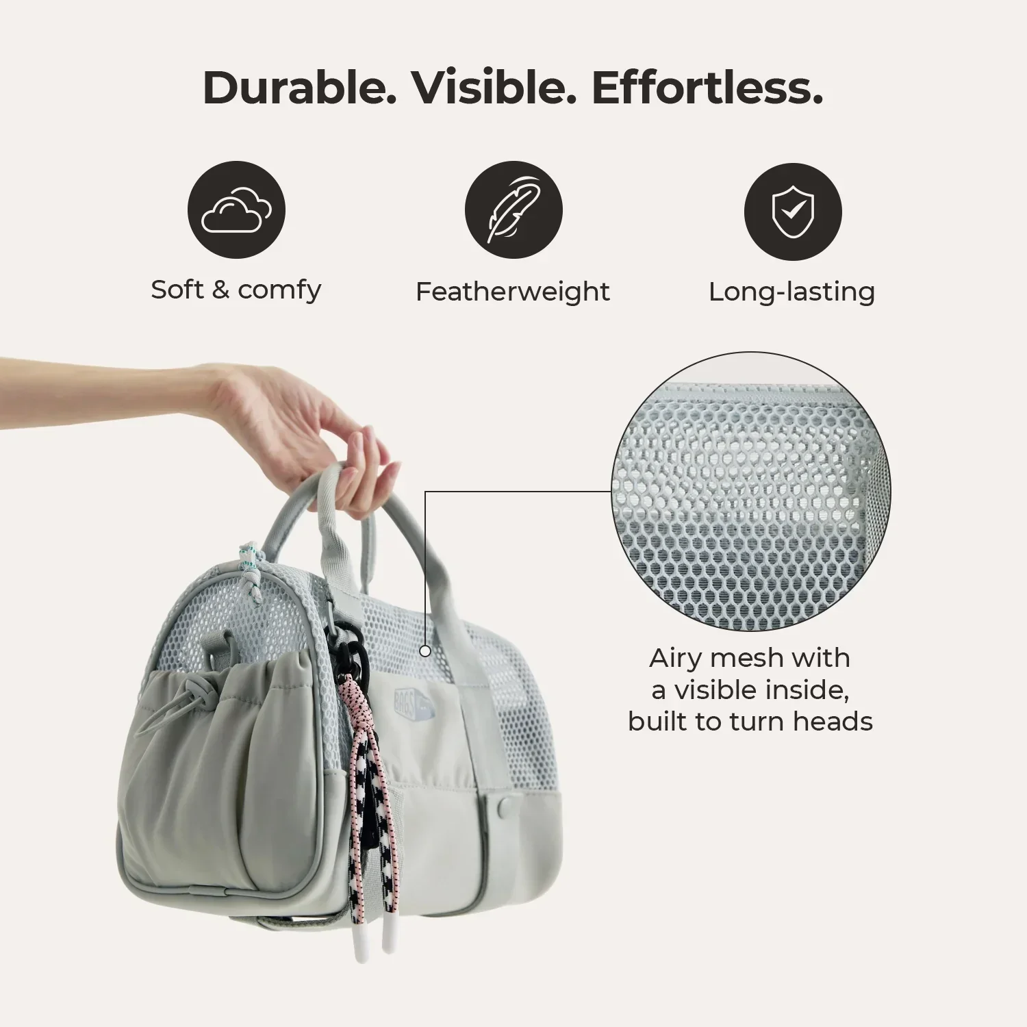 REIKI 5.5L Mesh Mini Duffle - Image 9