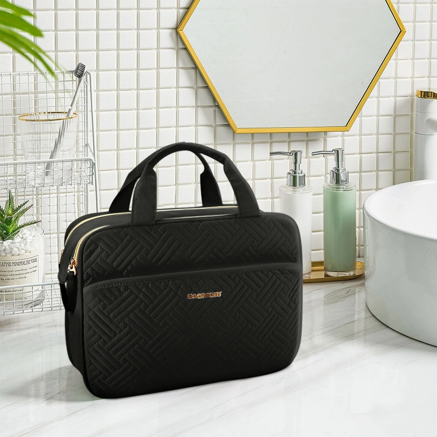 Travel Water-resistant Makeup Organizer Bag - Image 14