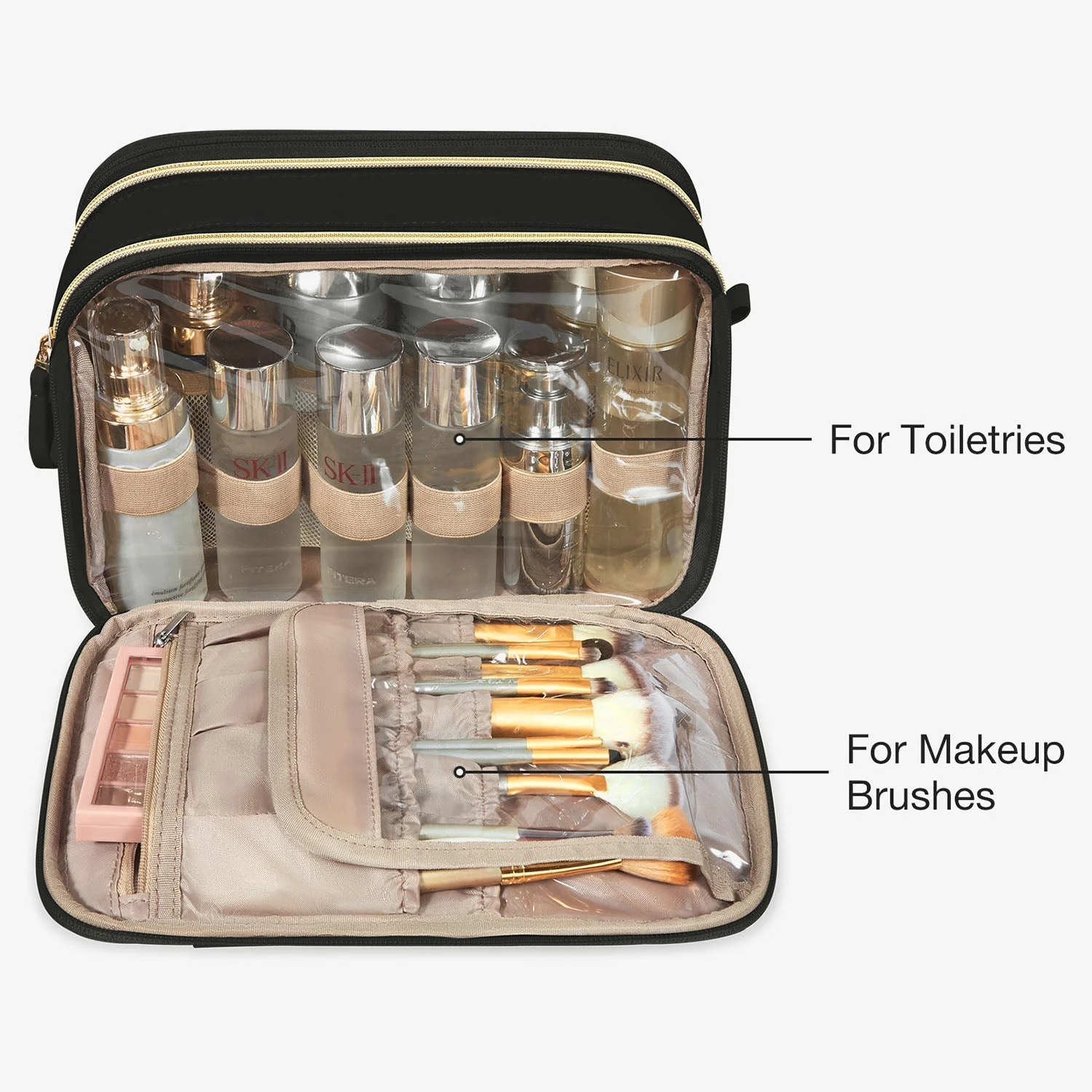 Travel Water-resistant Makeup Organizer Bag - Image 16