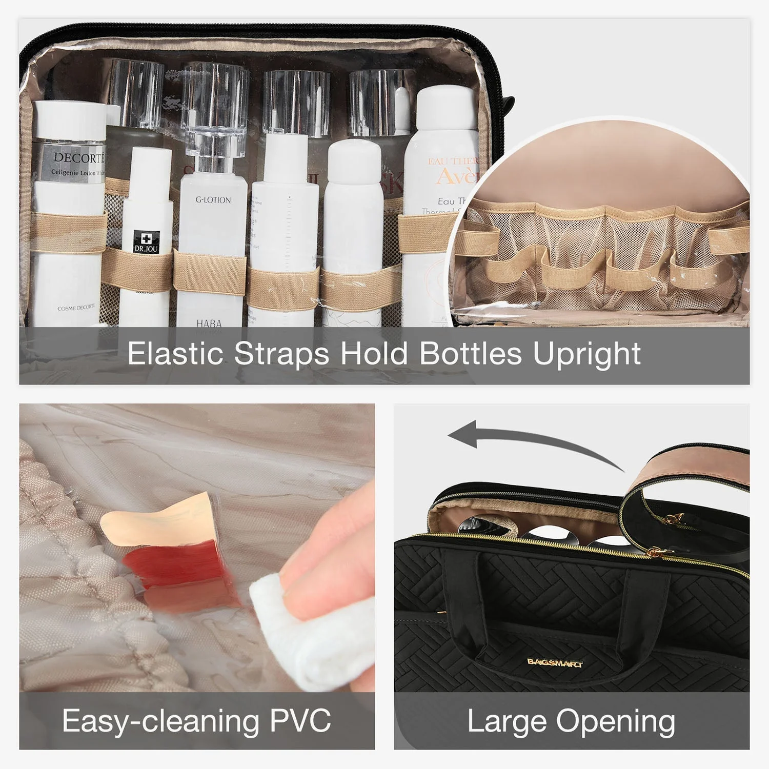 Travel Water-resistant Makeup Organizer Bag - Image 18