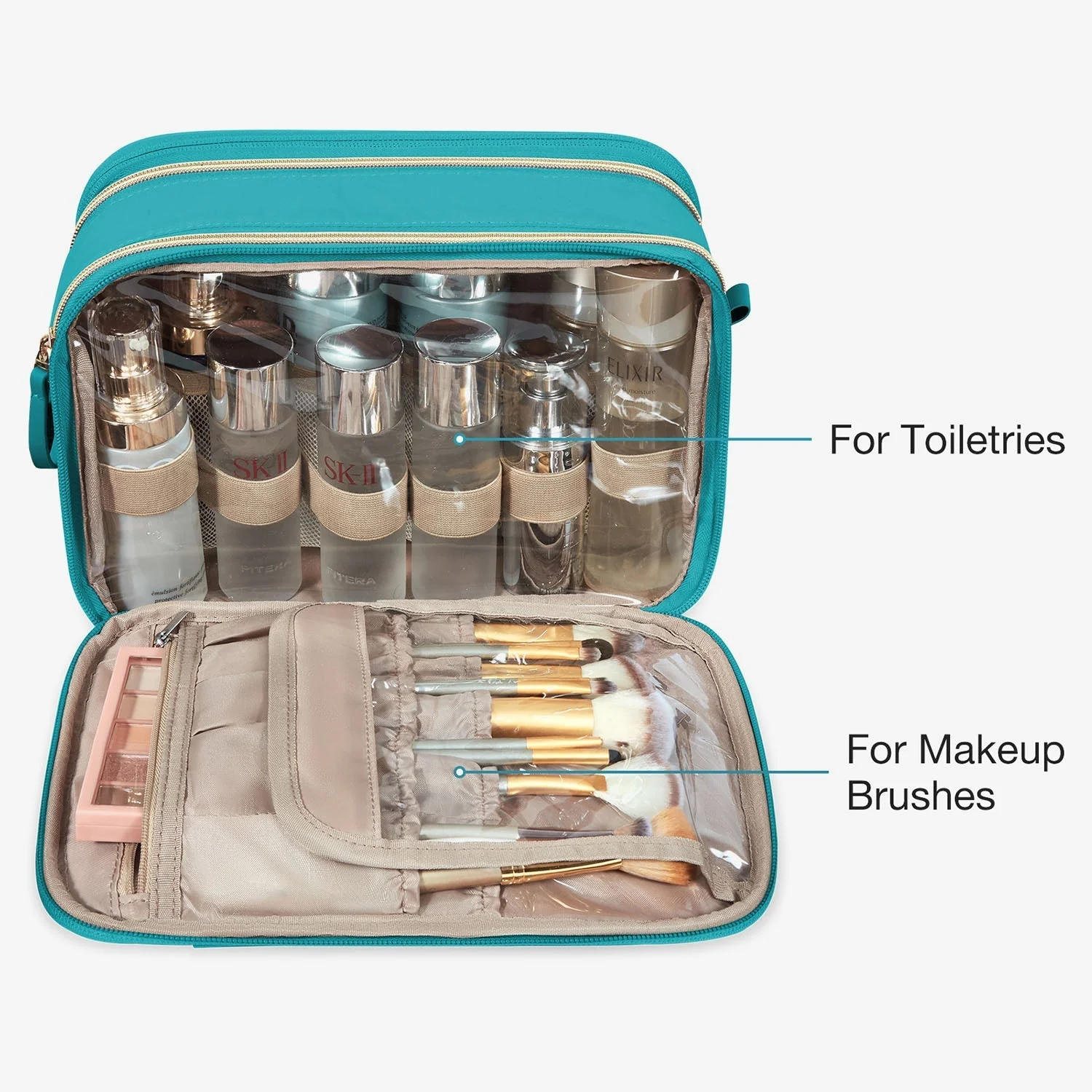 Travel Water-resistant Makeup Organizer Bag - Image 29
