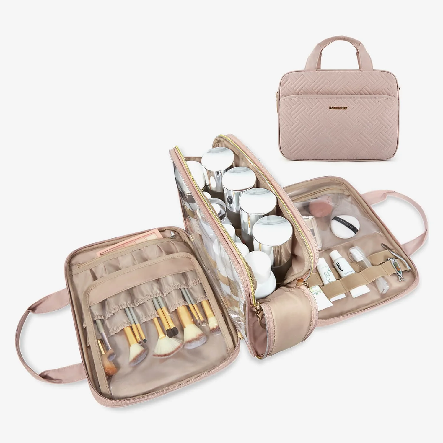 Travel Water-resistant Makeup Organizer Bag - Image 4