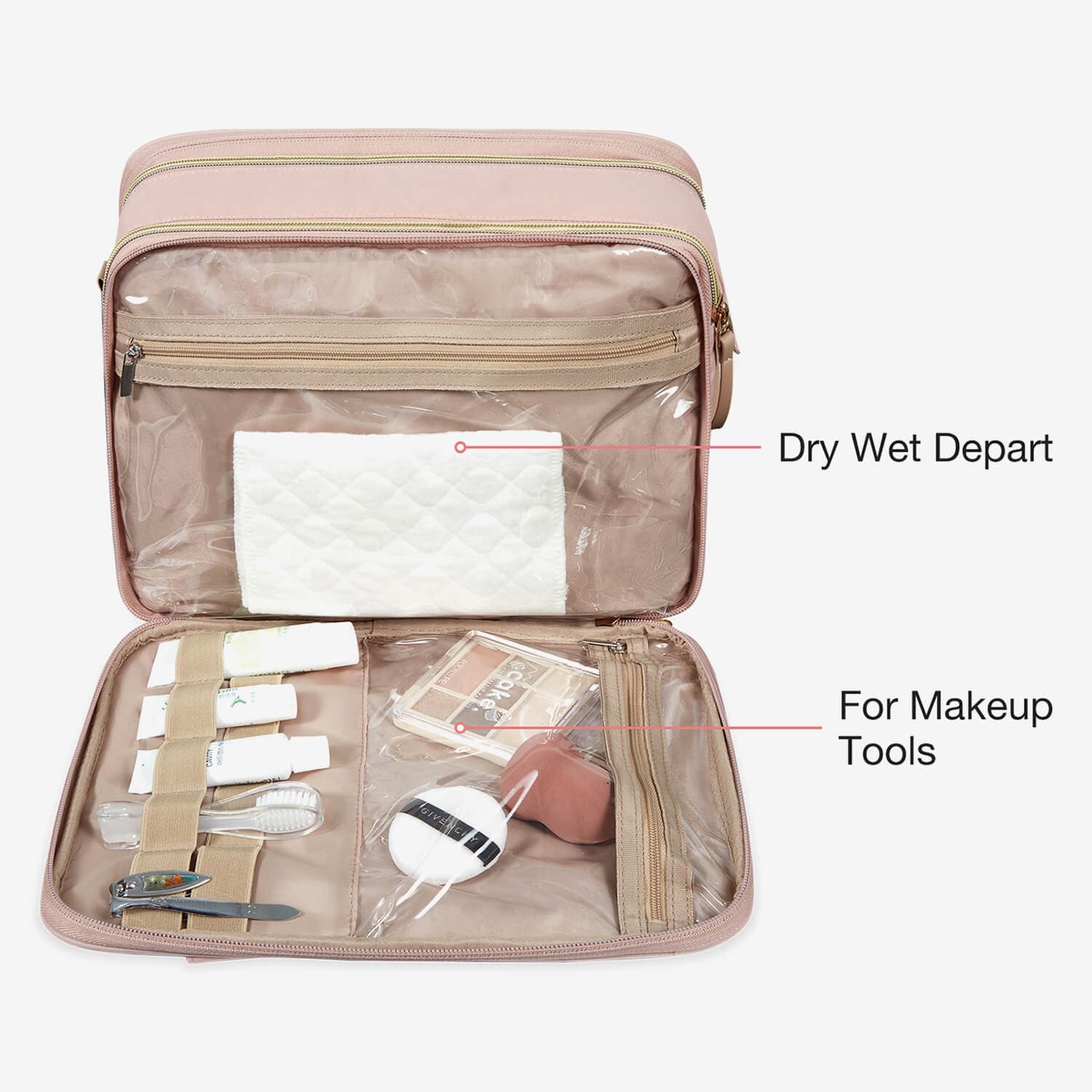 Travel Water-resistant Makeup Organizer Bag - Image 7