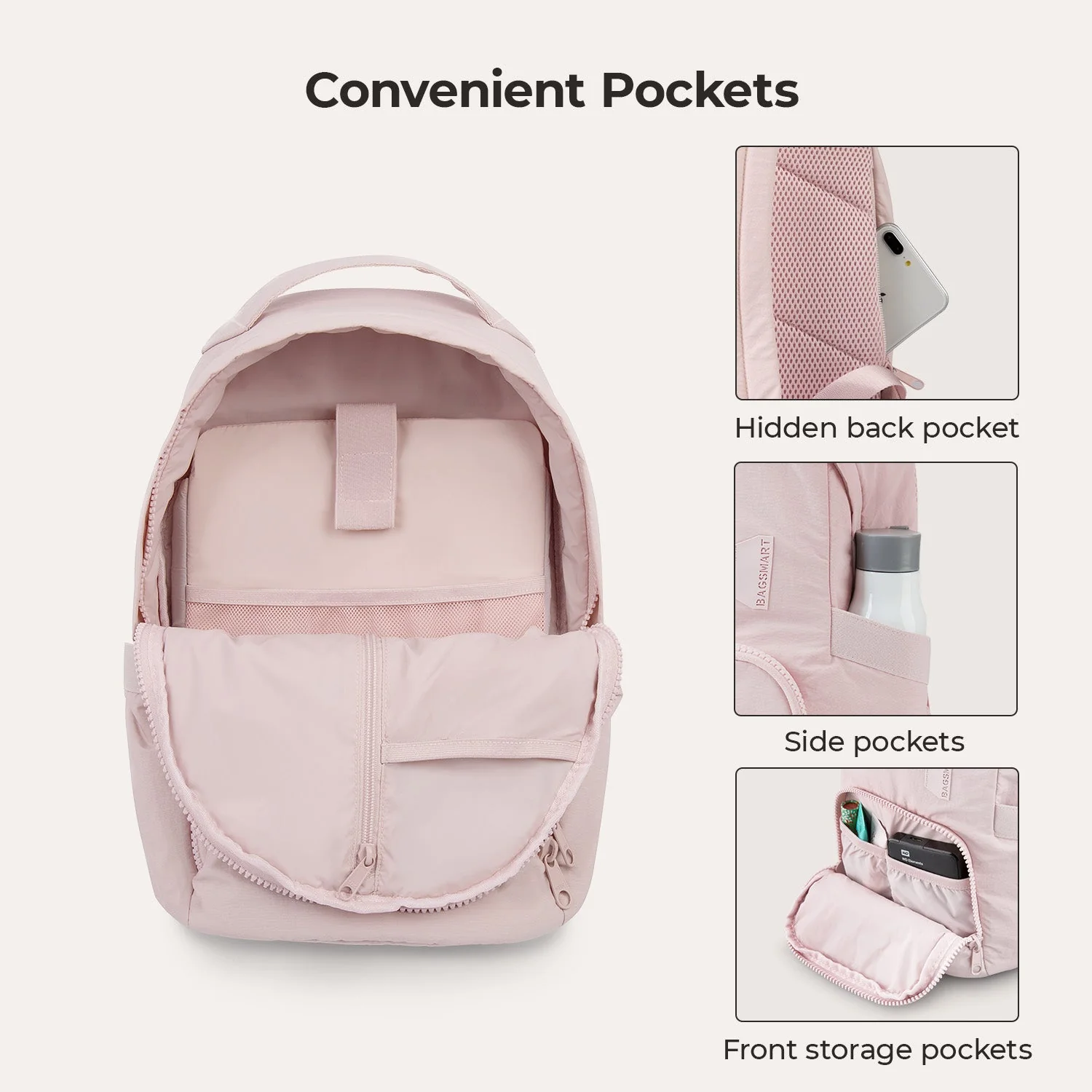 Zoraesque Featherlight Rucksack für 13" Laptop - Image 10