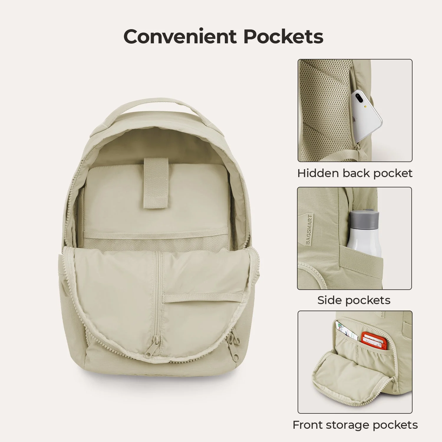 Zoraesque Featherlight Rucksack für 13" Laptop - Image 45