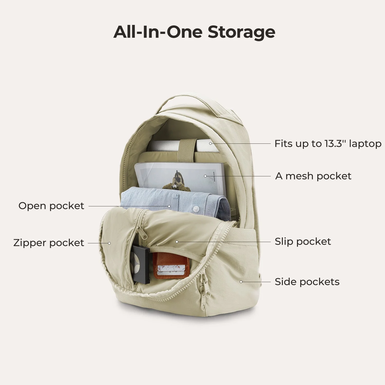 Zoraesque Featherlight Rucksack für 13" Laptop - Image 46